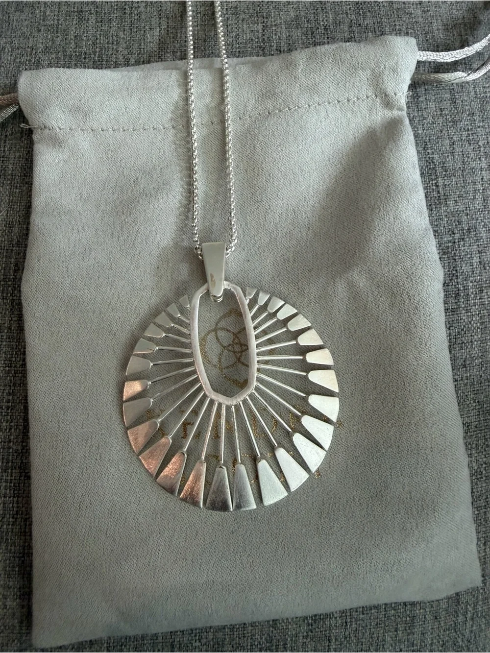 Kendra Scott Silver Deanne Necklace